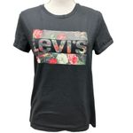 Levi's Women's Size M Graphic Round Neck T-Shirt Floral Transfer Size M Feminine Photo 4