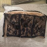 Olivaceous Oliviaceous Boutique Black Lace corset top Photo 1