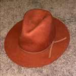 House of Harlow 1960 100% wool western fedora hat in caramel brown rust Photo 2