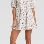 Universal Threads Women's Bell Elbow‎ Sleeve Mini A Line Floral Dress Medium Universal Thread Photo 0