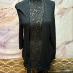 Faded Glory  Gray Shrug with Intricate Knit Pattern Photo 1