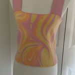Cute 525 Pink and Orange Multi Top Size M Photo 7