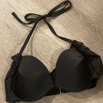 Victoria's Secret Women’s‎ Black Bikini Top 34D Victoria’s Secret Tie Swimwear Swimsuit Bow Photo 0