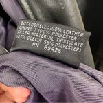 wilson's leather  Vintage Jacket Womens Large Black Full Zip Belted Edgy Chic Photo 9