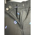 Briggs New York Black Slipper Embroidery Capris Womens 8 NWT Nautical Coastal Photo 3