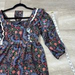 Smith & Quinn Mood Dress Cherry Bomb Print Ruffle Prairie Vibes Size small Blue Photo 8