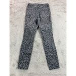 Good American  Good Legs Gray Leopard Print High Rise Skinny Jeans Size 6‎ School Photo 7