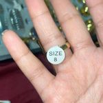 Gold chunky ring Size 8 Photo 3