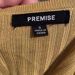 Premise  Mustard Yellow Open Duster Sweater Size Small Photo 3