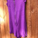 Beach Bunny  Purple Zip Romper With Hood Photo 4