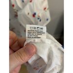 Olivia James Floral Midi Dress Tie Strap Cottagecore Smocked White Red Blue M Size M Photo 6