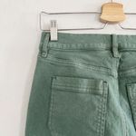 Loft Ann Taylor High Rise Wide Leg Utility Jeans Army Green Mountain Rosemary Photo 8