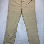 Hailey Made With Love High Rise Jeans Khaki Brown Stitch Detail Size 22 READ Tan Photo 0