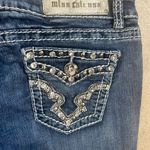 Miss Chic Blue #Embellished # U.S.A. #Capri #Jeans (Style: M336) Photo 2