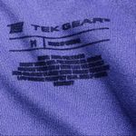Sport-tek TEK Gear Size Medium Short Sleeve Crewneck Purple Athletic Shirt Photo 2