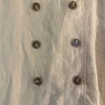 Olivaceous  100% Linen Lined Tan Maxi Skirt Button Front Size Small Photo 4