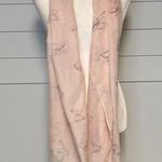 Sheer Pink Butterfly Scarf/Wrap Photo 1