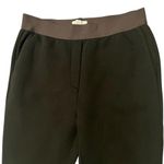 Everlane The Street Fleece Pant Textured Black Cotton Jogger Ankle Zip, Sz L Photo 8