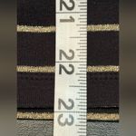 Ralph Lauren Lauren Black and Gold Striped Long Sleeve Top Photo 11