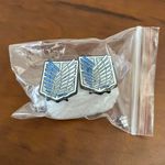 Boutique Attack On Titan Anime Unisex Stud Earrings New Photo 3