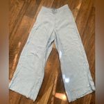 Athleta Nwot  cloud pant light blue spring $$77 athletic wide leg boho casual Photo 4