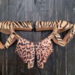 Gianni Bini  Animal Print Ankle Strap Platform Heels Women's Size 8 Photo 4