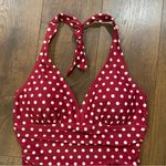 Adore Me Halter One Piece Red Polka Dot Swimsuit NEW with Tags size 1X Photo 1