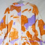 Eloquii NEW  Painted Linen Romper with pockets, women's size‎ 24 Photo 13