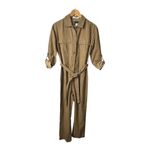 Nasty Gal ‎ Jumpsuit Brown Utility Long Sleeve Belted Outfit Women Size Med/Large Photo 1