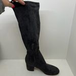 Sam Edelman  Women's Vinney Round Toe Knee High Boots Size 7 dark Gray suede Photo 4