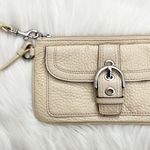 Coach gold metallic clutch evening bag wristlet Photo 1