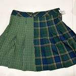 Aritzia Sunday Best Olive Mini Micro Pleated Skirt Photo 1