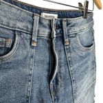 Good American  High Rise Cutoff Denim Mom Jeans Festival Shorts Size 2 Photo 5