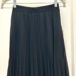 A New Day  Midi Skirt Black Pleated Photo 1