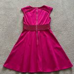 Eliza J Pintucked Waist Seamed Ponte Knit Fit & Flare Dress Photo 1