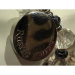 Rustic Cuff Christian Faith Stretch Bracelet Silver & Clear Beads Charm Logo Photo 4