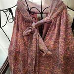 Ramy Brook  Lula Paisley Halter Neck Tank Top Pink M Photo 7