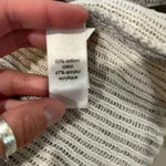 Maurice's Gray Geo Open Front Cardigan Women's Small Mid Thigh Length Relaxed Fit Photo 5