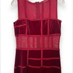 JS Collections  Velvet Sheer Cutout Gown Photo 1