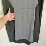 Garnet Hill Merino Wool Women’s Short Sleeve Kangaroo Pocket Dress Grey Small Photo 5