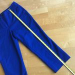 Hilary Radley Cotton, Mid Rise, Straight Leg, Capri Pants, Royal Blue, Size 12 Photo 11