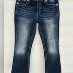 Miss Me NWOT Blue Flare & Wide Leg Jeans with Dimensional Fading Photo 0