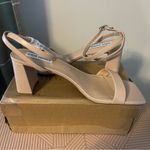 Steve Madden Heels Luxe Nude Block Sandals Natural Cocktail Casual Neutral Photo 7