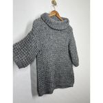 Tracy Reese Plenty By Cowl Neck Chunky Knit Sweater XS Oversized Gray Layering Photo 1