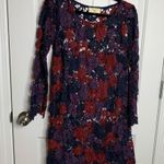 Anthropologie  floral lace harvest bloom shift dress size 0 wedding guest no slip Photo 1