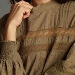 Anthropologie Pilcro Mock-Neck Swing Mini Dress, Size L Photo 4