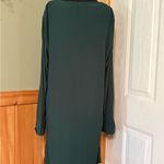 Madewell  Long Sleeve Novel Dress Spruce Size L Photo 4