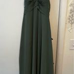 Azazie Bridesmaid Dress dark sage green Photo 0