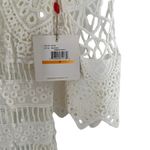 Rafaella NEW White Embroidered Lace Swim Cover-Up Cardigan Size Small Photo 3