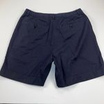 Brooks Brothers  Women’s Flat Front Chino Shorts Navy Blue Size 12 Photo 6